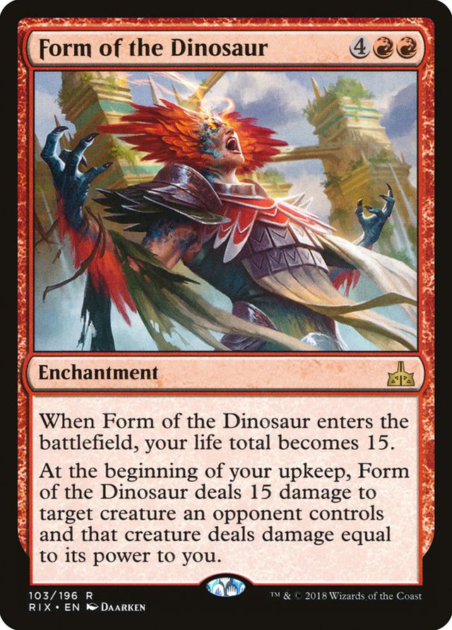 Form of the Dinosaur [Rivals of Ixalan] - PCA Designer Toys