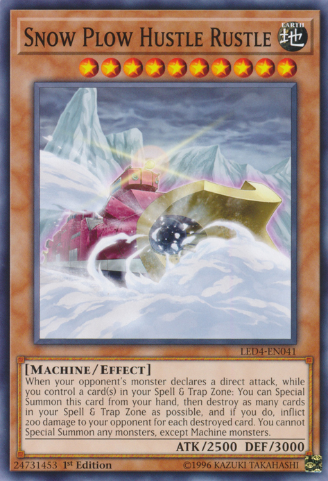 Snow Plow Hustle Rustle [LED4-EN041] Common - PCA Designer Toys