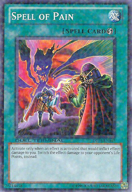 Spell of Pain [DT03-EN045] Common - PCA Designer Toys