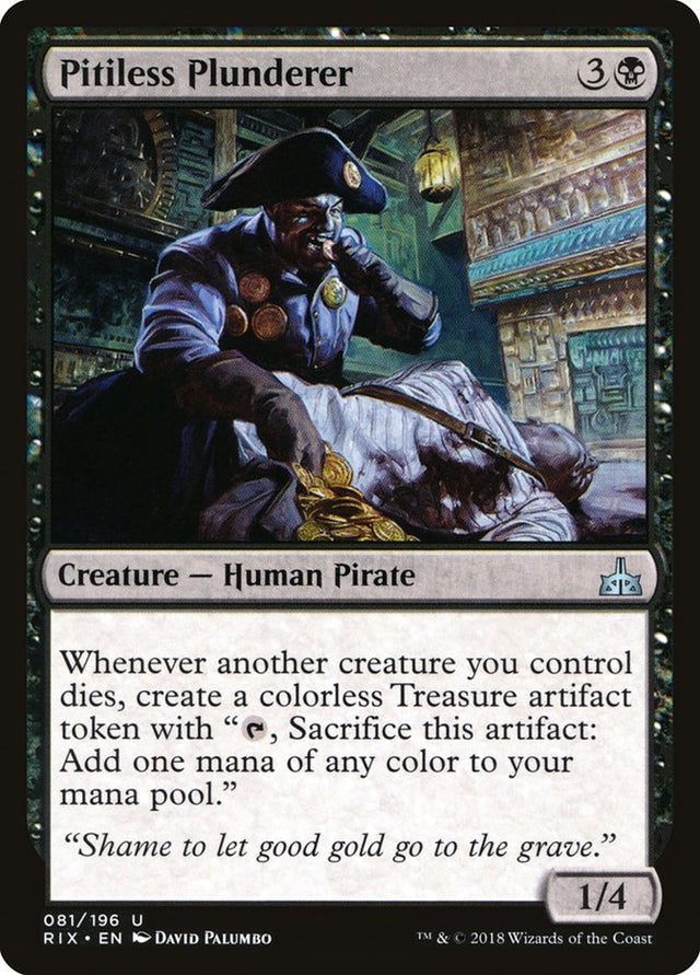 Pitiless Plunderer [Rivals of Ixalan] - PCA Designer Toys