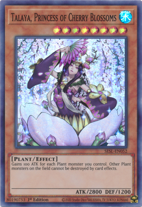 Talaya, Princess of Cherry Blossoms [SESL-EN052] Super Rare - PCA Designer Toys