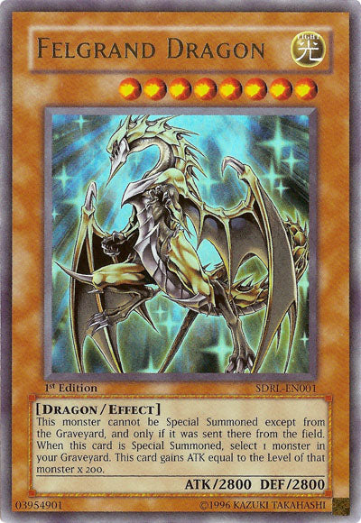 Felgrand Dragon [SDRL-EN001] Ultra Rare - PCA Designer Toys