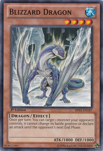 Blizzard Dragon [BP01-EN147] Common - PCA Designer Toys
