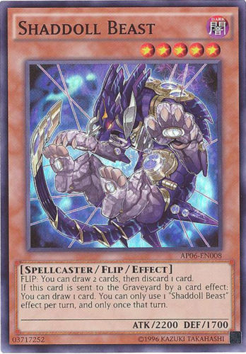 Shaddoll Beast [AP06-EN008] Super Rare - PCA Designer Toys