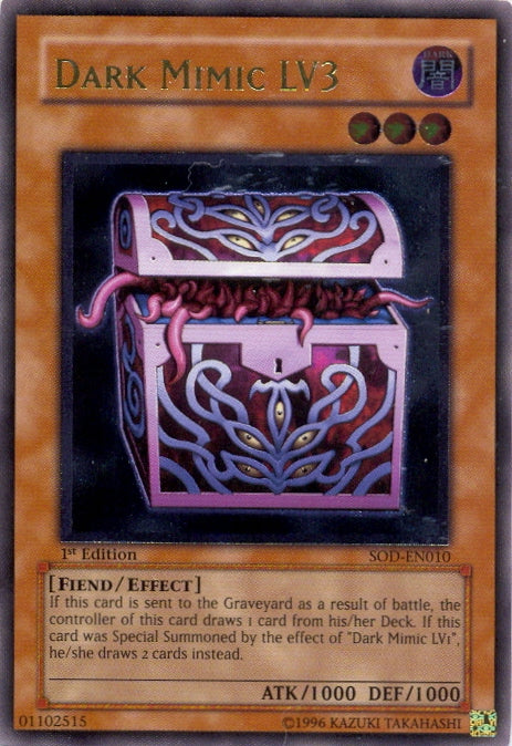Dark Mimic LV3 [SOD-EN010] Ultimate Rare - PCA Designer Toys
