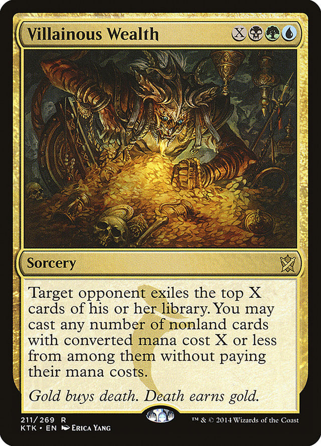 Villainous Wealth [Khans of Tarkir] - PCA Designer Toys
