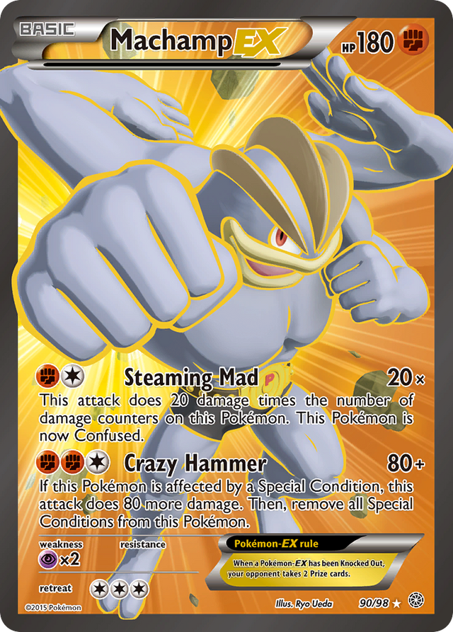 Machamp EX (90/98) [XY: Ancient Origins] - PCA Designer Toys