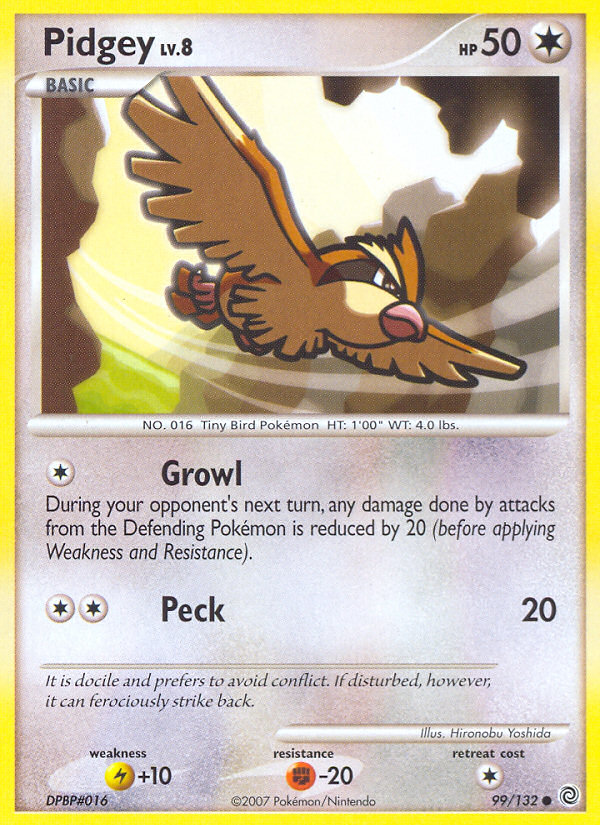 Pidgey (99/132) [Diamond & Pearl: Secret Wonders] - PCA Designer Toys