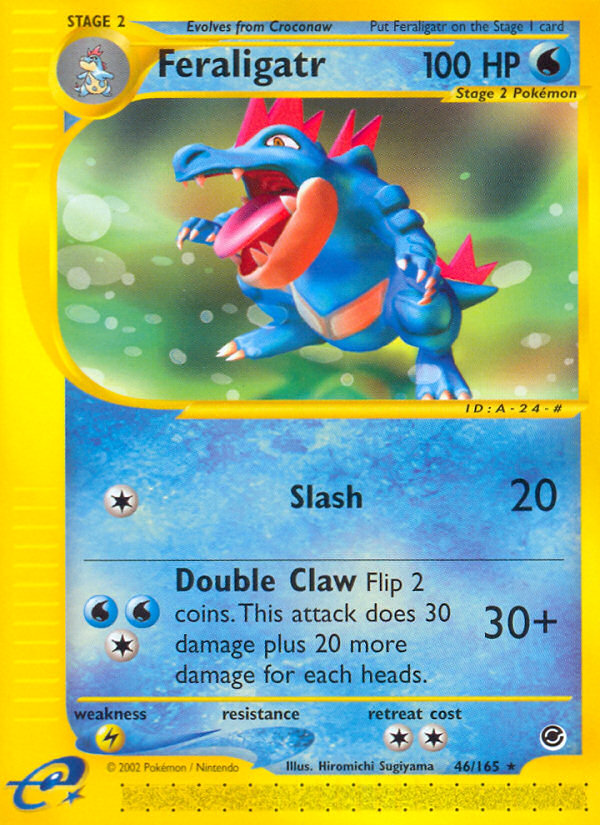 Feraligatr (46/165) [Expedition: Base Set] - PCA Designer Toys