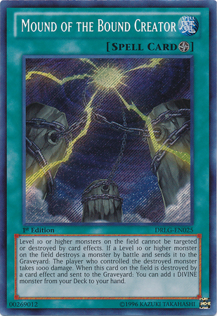 Mound of the Bound Creator [DRLG-EN025] Secret Rare - PCA Designer Toys