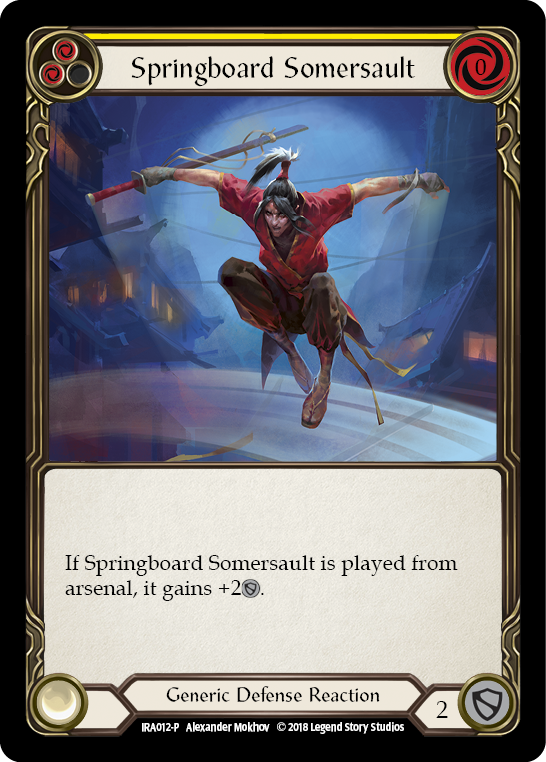 Springboard Somersault [IRA012-P] (Ira Welcome Deck)  1st Edition Normal - PCA Designer Toys