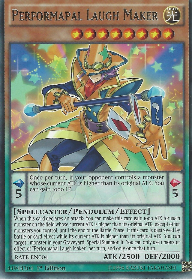Performapal Laugh Maker [RATE-EN004] Rare - PCA Designer Toys
