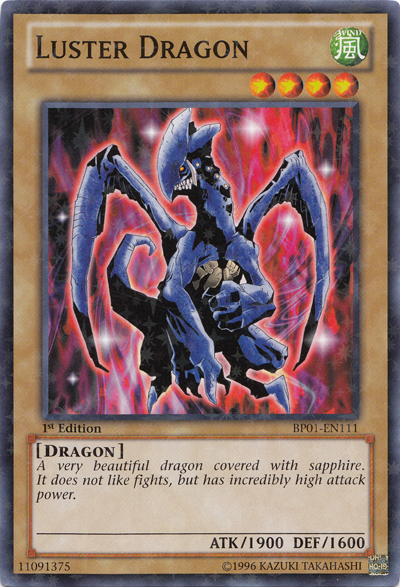 Luster Dragon [BP01-EN111] Starfoil Rare - PCA Designer Toys