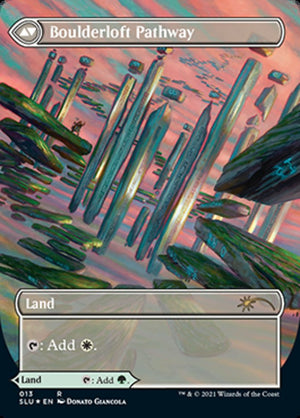 Branchloft Pathway // Boulderloft Pathway (Borderless) [Secret Lair: Ultimate Edition 2] - PCA Designer Toys