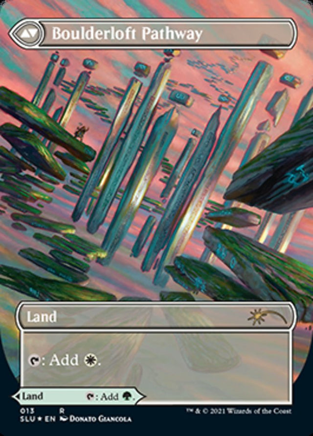 Branchloft Pathway // Boulderloft Pathway (Borderless) [Secret Lair: Ultimate Edition 2] - PCA Designer Toys