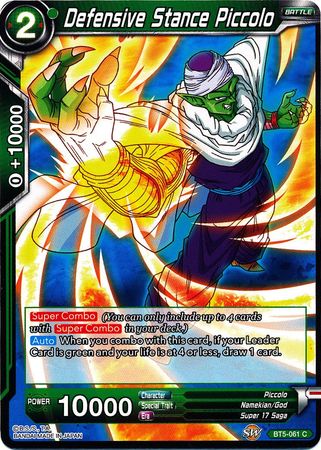 Defensive Stance Piccolo (BT5-061) [Miraculous Revival] - PCA Designer Toys