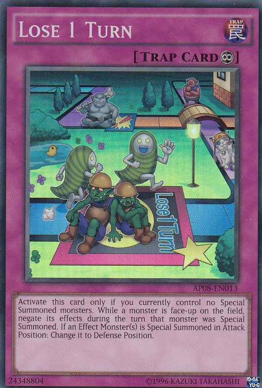 Lose 1 Turn [AP08-EN013] Super Rare - PCA Designer Toys