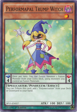 Performapal Trump Witch [SP15-EN027] Common - PCA Designer Toys