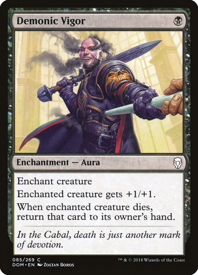 Demonic Vigor [Dominaria] - PCA Designer Toys