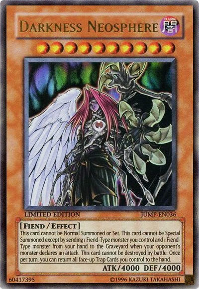 Darkness Neosphere [JUMP-EN036] Ultra Rare - PCA Designer Toys