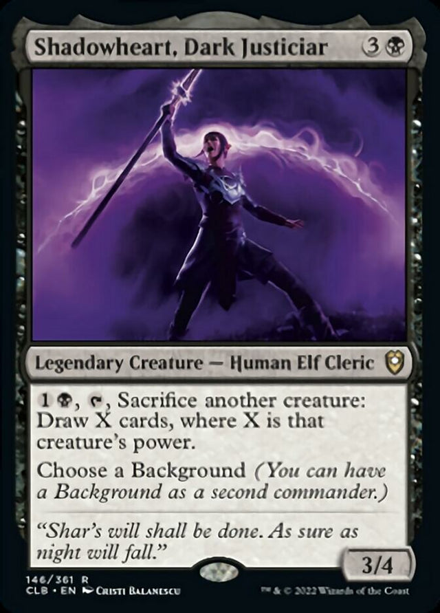 Shadowheart, Dark Justiciar [Commander Legends: Battle for Baldur's Gate] - PCA Designer Toys