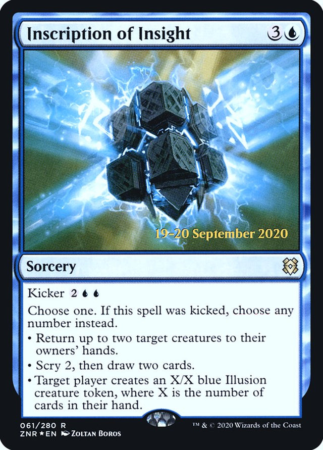 Inscription of Insight [Zendikar Rising Prerelease Promos]