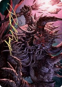Dream Devourer Art Card (Gold-Stamped Signature) [Kaldheim Art Series] - PCA Designer Toys