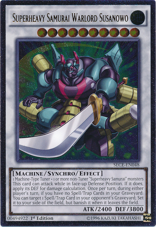 Superheavy Samurai Warlord Susanowo [SECE-EN048] Ultimate Rare - PCA Designer Toys
