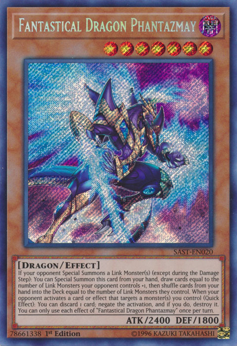Fantastical Dragon Phantazmay [SAST-EN020] Secret Rare - PCA Designer Toys