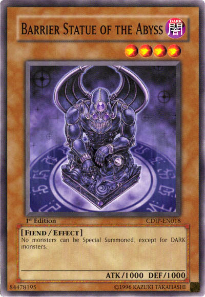 Barrier Statue of the Abyss [CDIP-EN018] Common - PCA Designer Toys