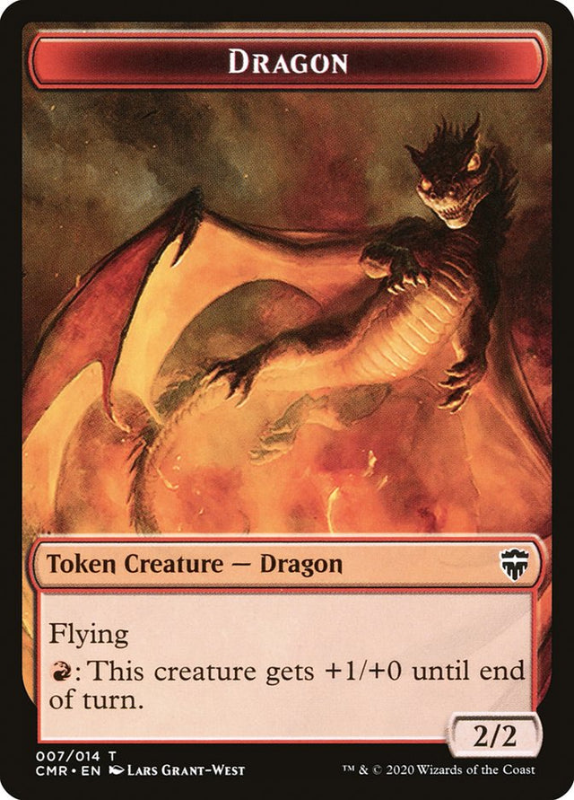 Dragon // Treasure Token [Commander Legends Tokens] - PCA Designer Toys
