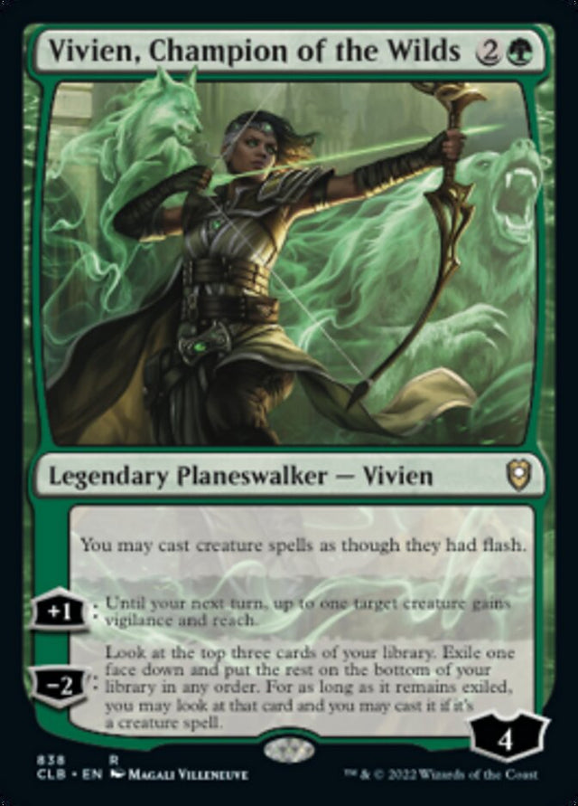 Vivien, Champion of the Wilds [Commander Legends: Battle for Baldur's Gate] - PCA Designer Toys