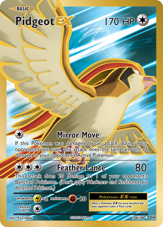 Pidgeot EX (104/108) [XY: Evolutions] - PCA Designer Toys