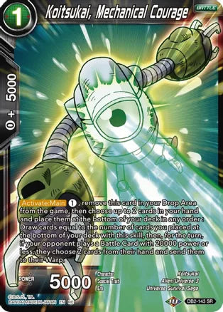 Koitsukai, Mechanical Courage (DB2-143) [Mythic Booster] - PCA Designer Toys