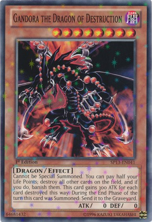 Gandora the Dragon of Destruction [SP13-EN041] Starfoil Rare - PCA Designer Toys
