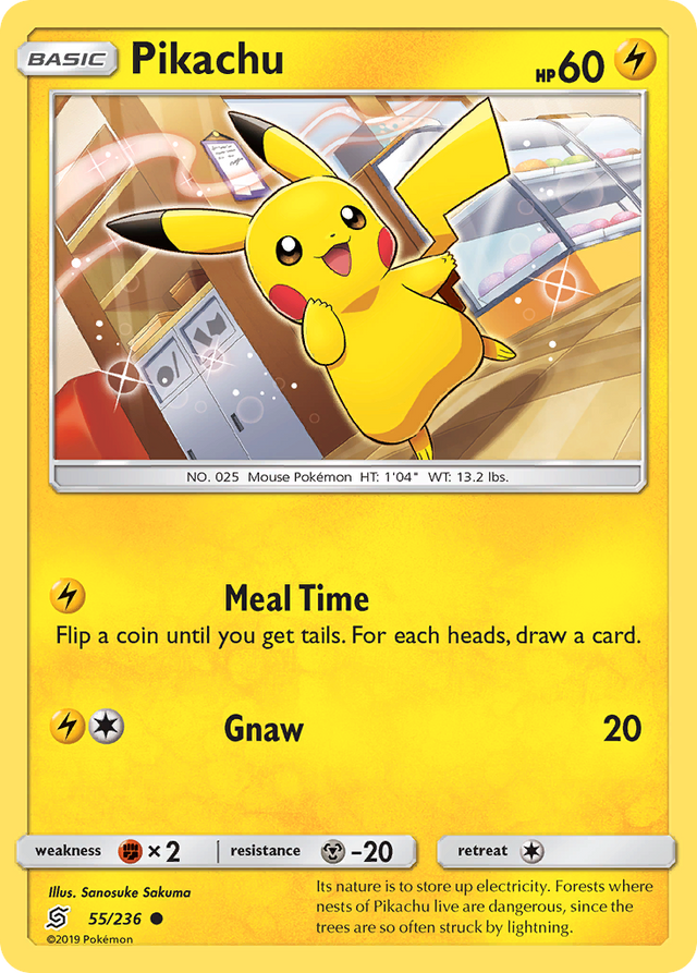 Pikachu (55/236) [Sun & Moon: Unified Minds] - PCA Designer Toys