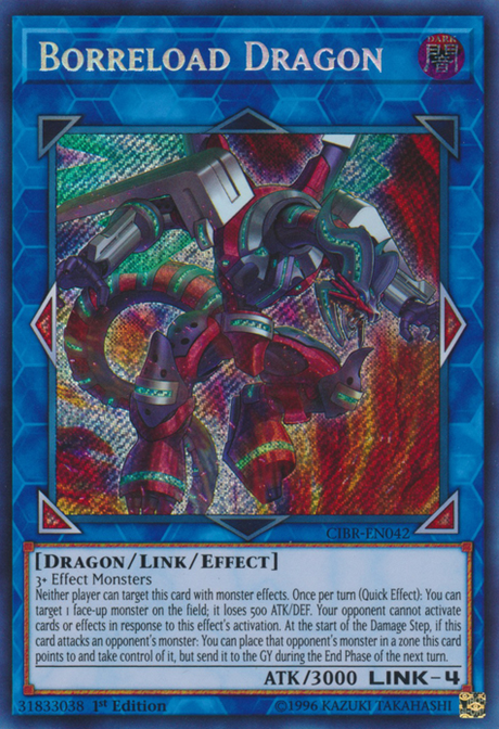 Borreload Dragon [CIBR-EN042] Secret Rare - PCA Designer Toys