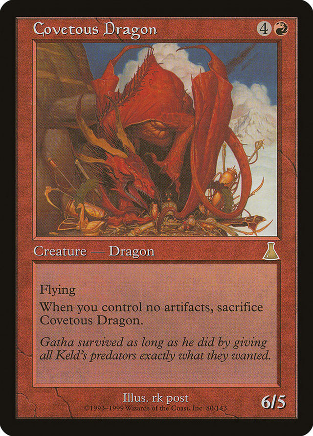 Covetous Dragon [Urza's Destiny] - PCA Designer Toys