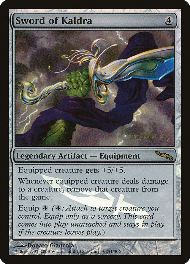 Sword of Kaldra [Mirrodin Promos] - PCA Designer Toys