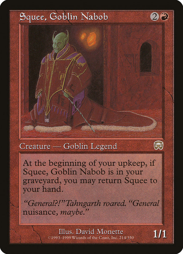 Squee, Goblin Nabob [Mercadian Masques] - PCA Designer Toys