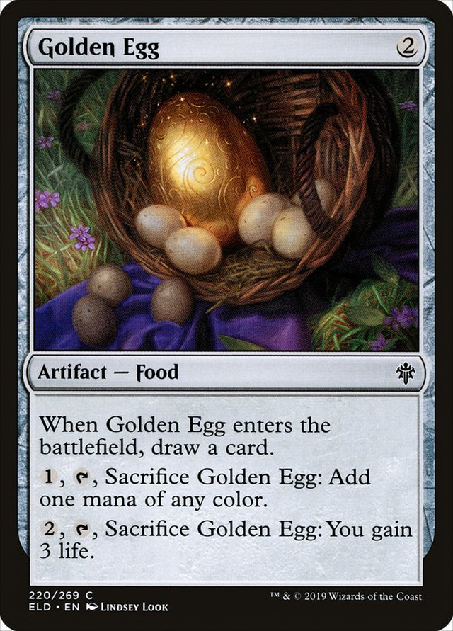 Golden Egg [Throne of Eldraine] - PCA Designer Toys