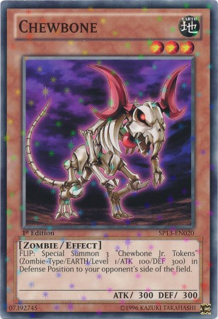 Chewbone [SP13-EN020] Starfoil Rare - PCA Designer Toys