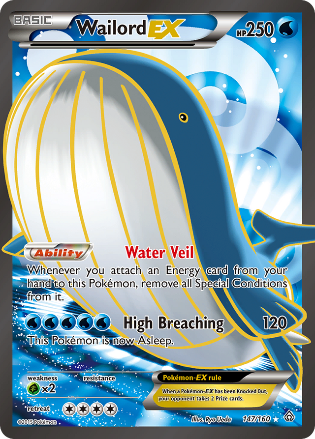 Wailord EX (147/160) [XY: Primal Clash] - PCA Designer Toys