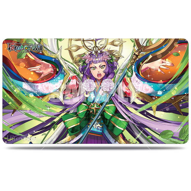 Ultra PRO: Playmat - Force of Will (Return of the Dragon Emperor - Kaguya, Millennium Princess)