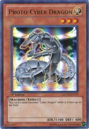 Proto-Cyber Dragon [LCGX-EN177] Ultra Rare - PCA Designer Toys