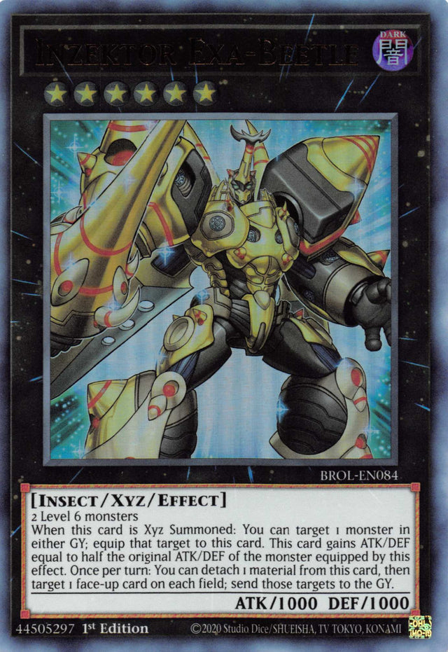 Inzektor Exa-Beetle [BROL-EN084] Ultra Rare - PCA Designer Toys