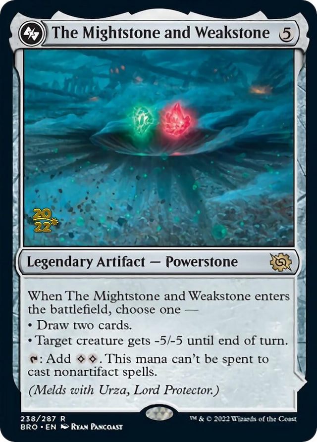 The Mightstone and Weakstone [The Brothers' War: Prerelease Promos]