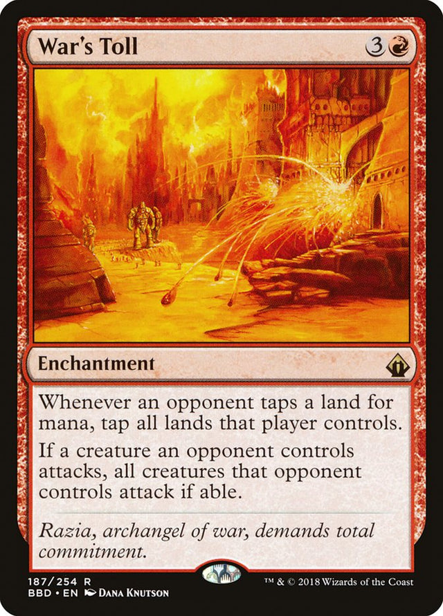 War's Toll [Battlebond] - PCA Designer Toys