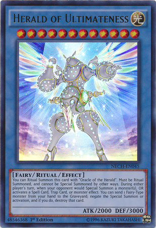 Herald of Ultimateness [NECH-EN045] Ultra Rare - PCA Designer Toys