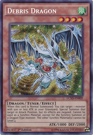 Debris Dragon [LC5D-EN009] Secret Rare - PCA Designer Toys